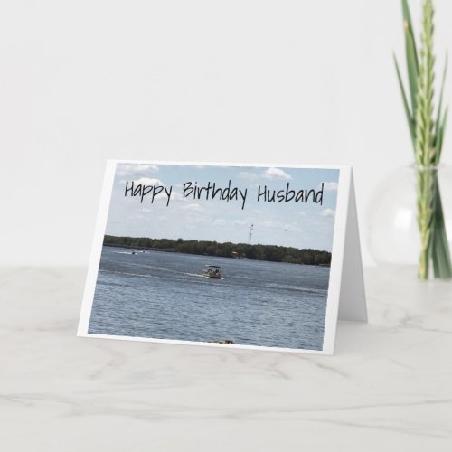ITS YOUR BIRTHDAY HUSBAND RELAX AND ENJOY CARD