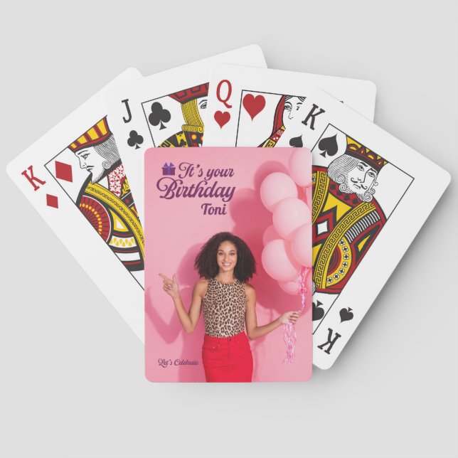 It's Your Birthday Playing Cards (Back)
