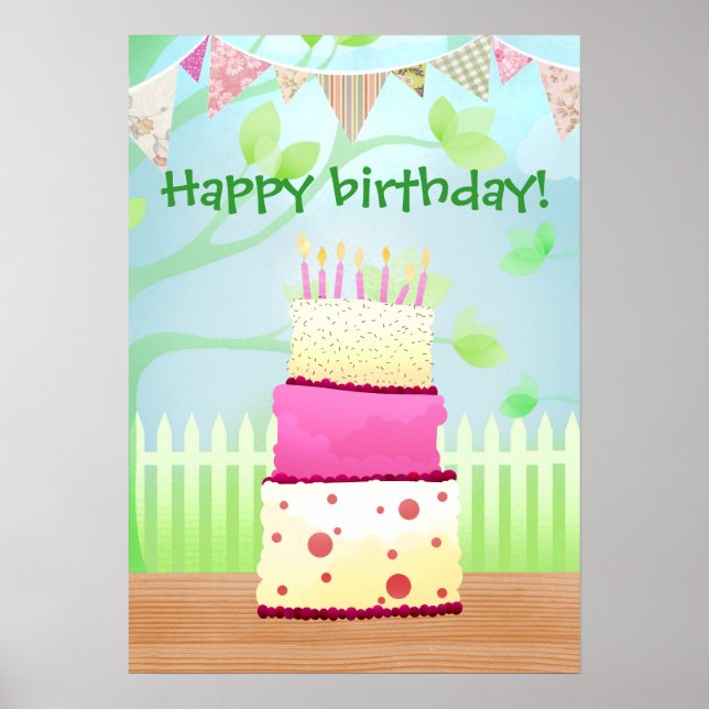 It's your birthday poster print (Front)