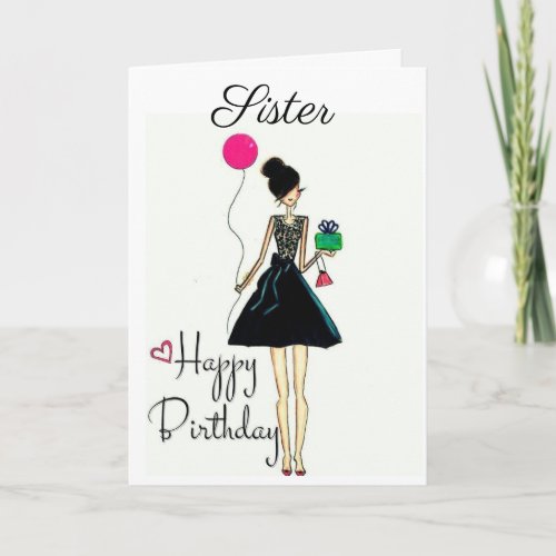 ITS YOUR BIRTHDAY SISTER CARD