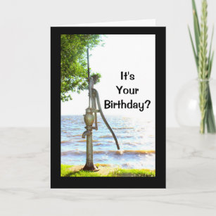 It's Your Birthday? You Must Be So Pumped! Card