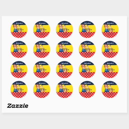 Its Your Custom Rosie Chips Personalize This Classic Round Sticker