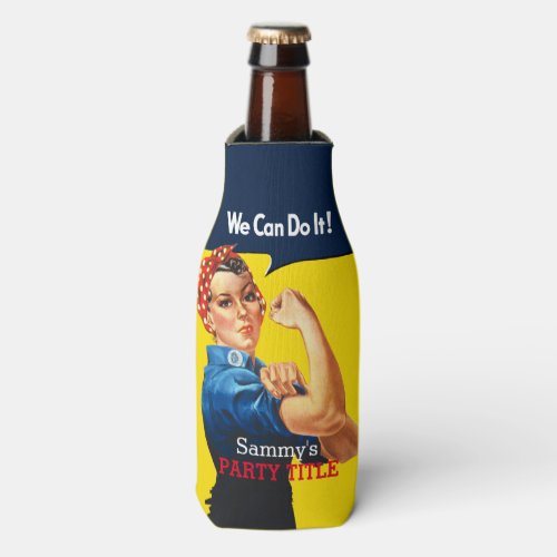 Its Your Custom Rosie Party Personalize This Bottle Cooler