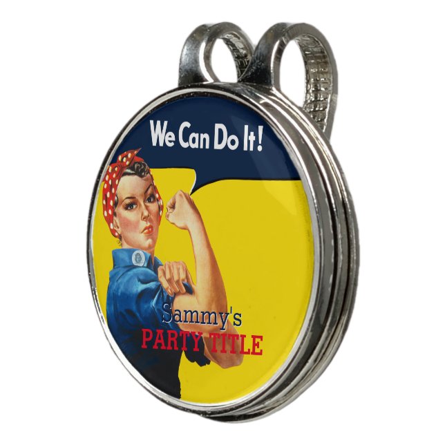 It's Your Custom Rosie Party Personalize This Golf Hat Clip (3/4)