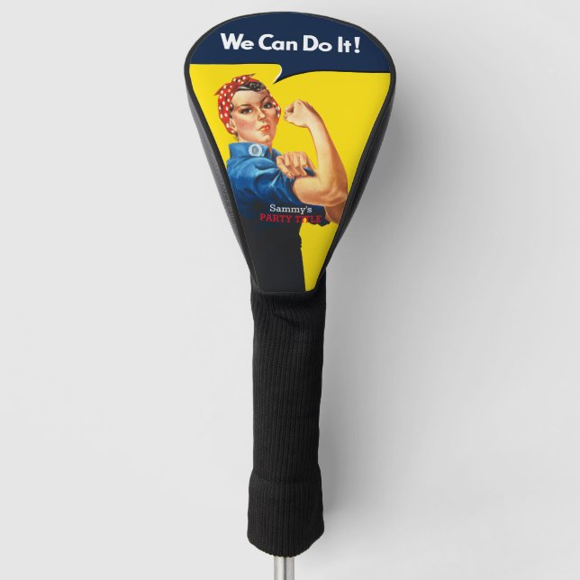 It's Your Custom Rosie Party Personalize This Golf Head Cover (Front)