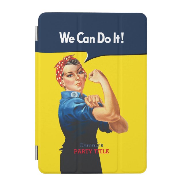 It's Your Custom Rosie Party Personalize This iPad Mini Cover (Front)
