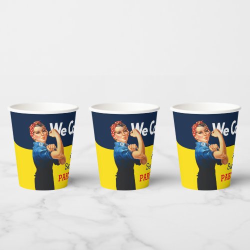 Its Your Custom Rosie Party Personalize This Paper Cups