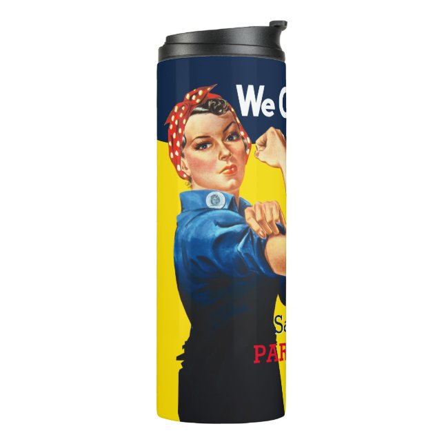 It's Your Custom Rosie Party Personalize This Thermal Tumbler (Rotated Left)