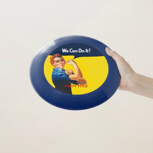 Its Your Custom Rosie Party Personalize This Wham_O Frisbee