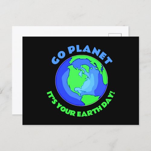 Its Your Earth Day Postcard