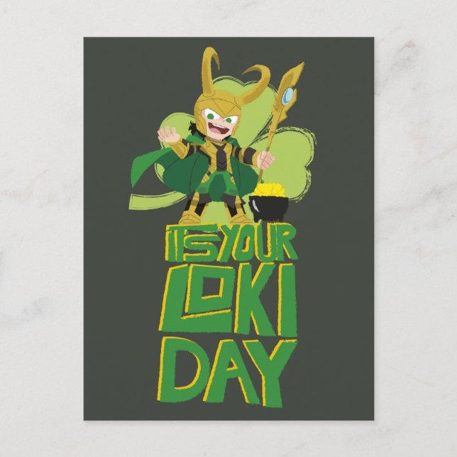 It's Your Loki Day Postcard (Front)