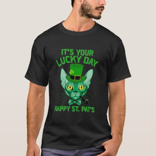 Its Your Lucky Day Happy St Pats Day T_Shirt