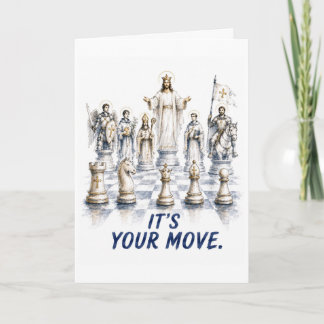 It's Your Move Catholic Birthday Card