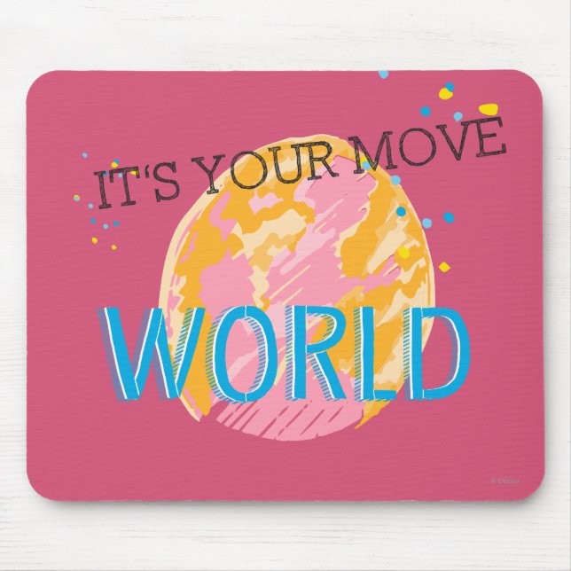 It's Your Move World Mouse Pad (Front)