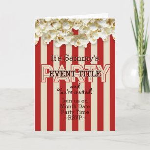 It's Your Party Invitation 12 lines 2 sided custom