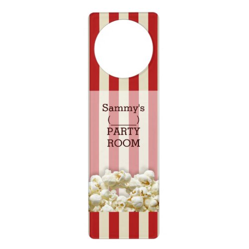 Its Your Party Room Personalize it Door Hanger