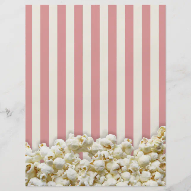 It's Your Party Stationary Popcorn Style Flyer | Zazzle