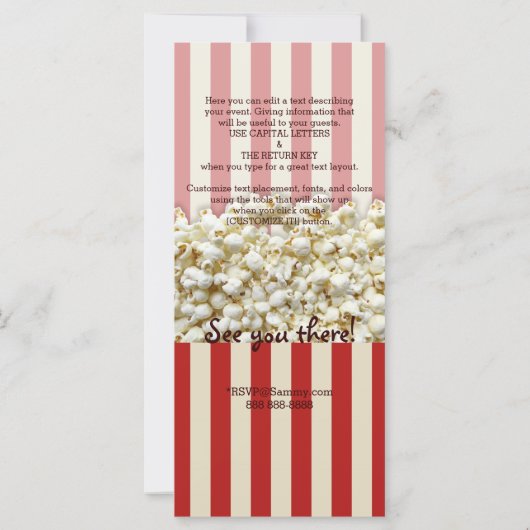 It's Your Personalized Party Supply. (Back)