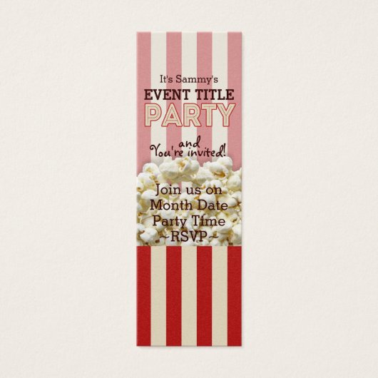 It's Your Personalized Party Supply. (Front)