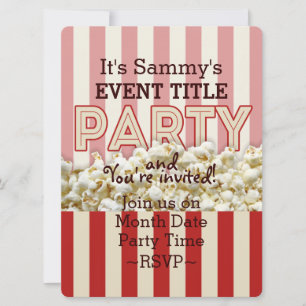 It's Your Personalized Party Supply. Invitation