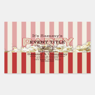 It's Your Personalized Party Supply. Rectangular Sticker