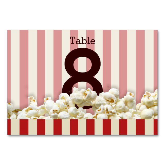 It's Your Personalized Party Supply. Table Number (Front)