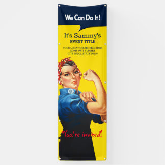 It's Your Personalized Rosie Celebration Vertical Banner