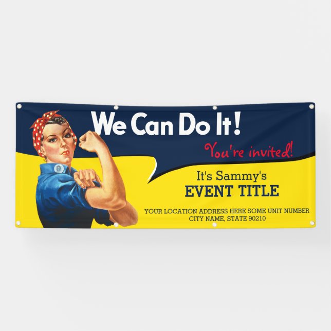 It's Your Personalized Rosie Event Supply Banner (Horizontal)