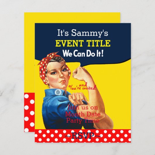 It's Your Personalized Rosie Party Supply (Front/Back)