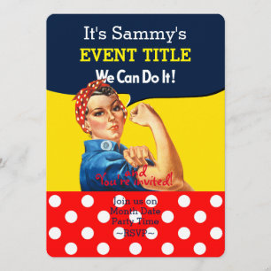 It's Your Personalized Rosie Party Supply Invitation