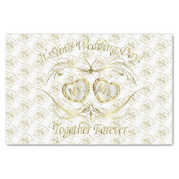 It&#39;s Your Wedding Day - Gold Tissue Paper