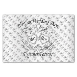 It&#39;s Your Wedding Day - Silver Tissue Paper
