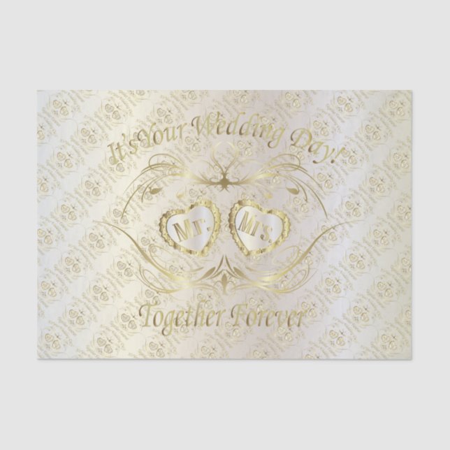 It's Your Wedding Day Tissue Paper (Front)
