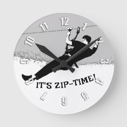 Its Zip_Time _ Ziplining Pro Round Clock