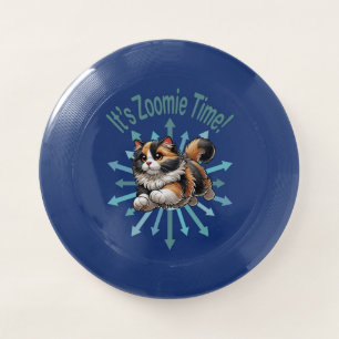 It's Zoomie Time Calico Cat Wham-O Frisbee