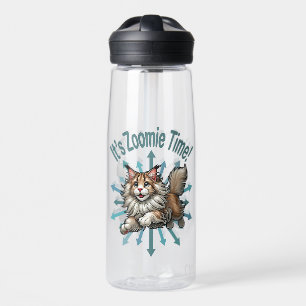 It's Zoomie Time Maine Coon Cat Water Bottle