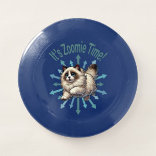 It's Zoomie Time Ragdoll Cat Wham-O Frisbee