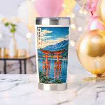Itsukushima Shrine Floating Torii – Ukiyo-e Art