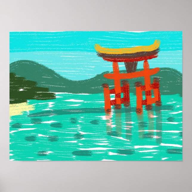 Itsukushima Shrine Poster (Front)