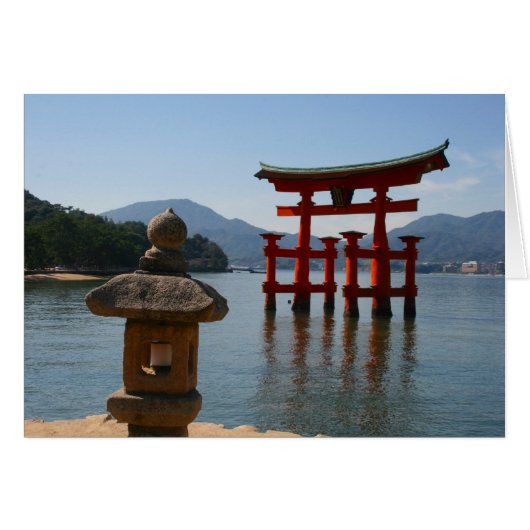 Itsukushima torii cards (Front Horizontal)
