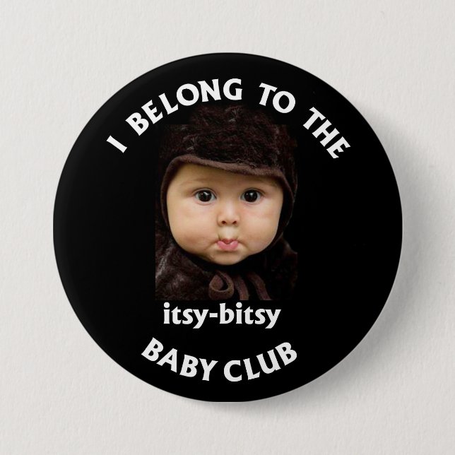 itsy bitsy baby club button (Front)