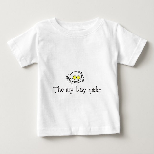 Itsy Bitsy Spider Baby T-Shirt (Front)