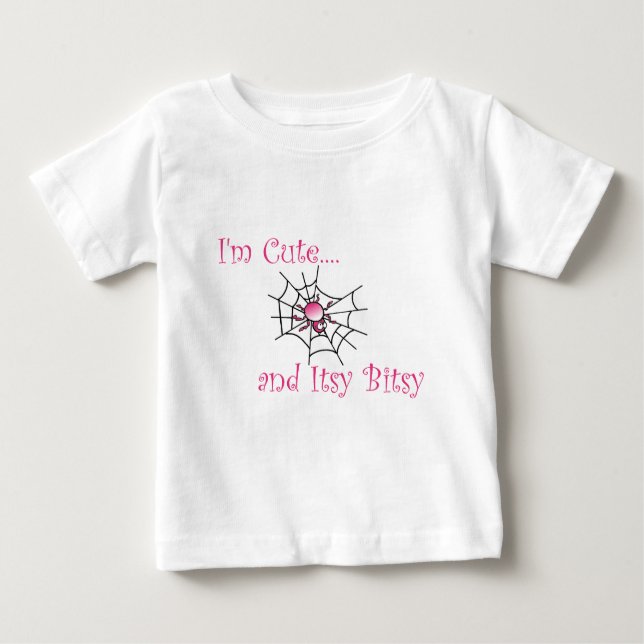 Itsy Bitsy Spider Girl Baby T-Shirt (Front)