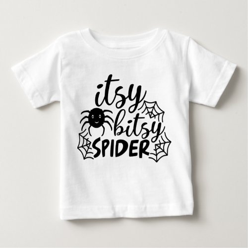 Itsy Bitsy Spider Halloween Baby T_Shirt