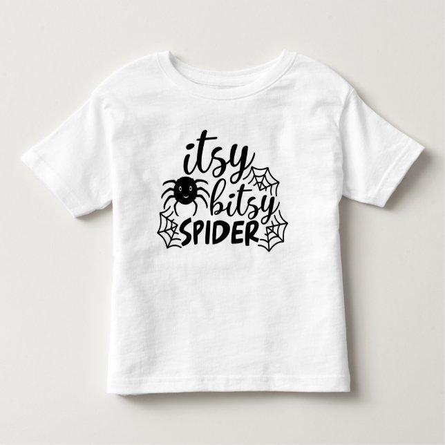 Itsy Bitsy Spider Halloween Toddler T-shirt (Front)