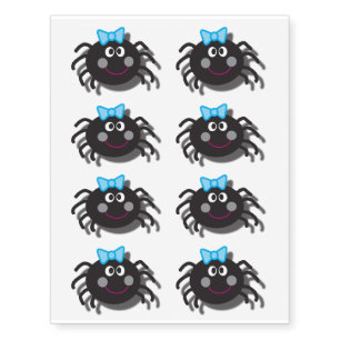 Itsy Bitsy Spider Temporary Tattoos