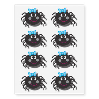 Itsy Bitsy Spider Temporary Tattoos
