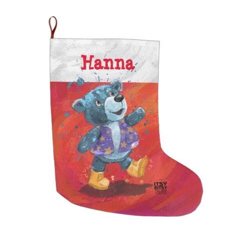 Itsy Bitsy Teddy Bear Willie Large Christmas Stocking