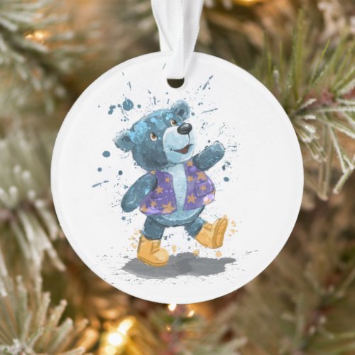 Itsy Bitsy Teddy Bear Willie Ornament