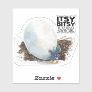 Itsy Bitsy Teddy Bear Willie Sticker